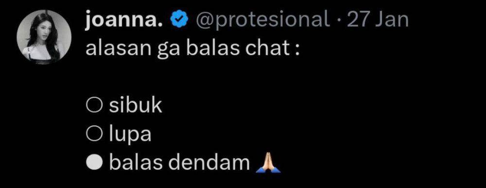 Meme opsi perasaan (x.com/protesional)