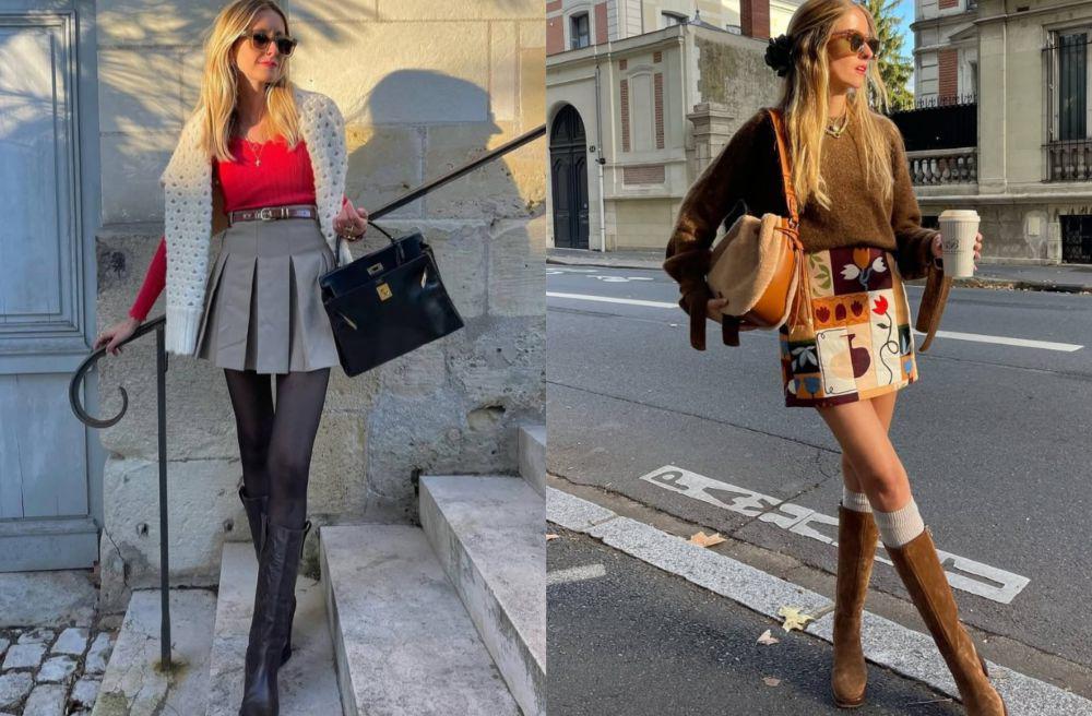 9 Ide Styling Mini Skirt ala Jeanne Andrea, Chic and Girly!