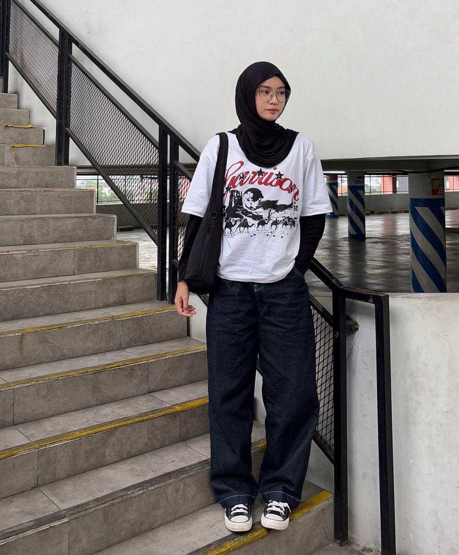 OOTD ala Lutvy Putri (instagram.com/lutvy_putri)