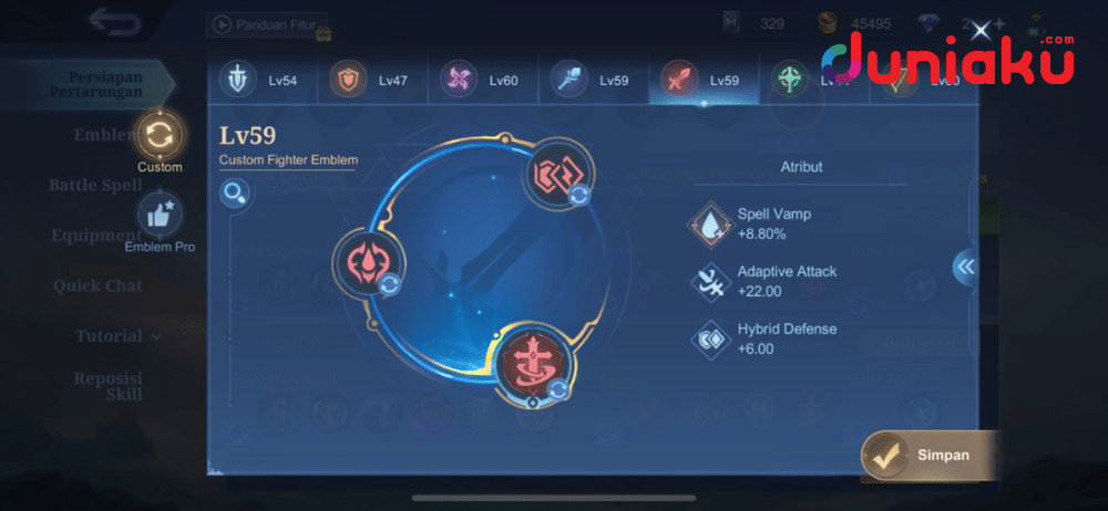 Screenshot Mobile Legends oleh Viky Nursyafira (dok. Moonton/ Mobile Legends)