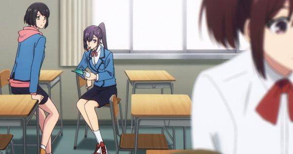 Song-Yi dan Jin-Ah mendengar gosip soal Lee Minsung ( Dok. A-1 Pictures/ Solo Leveling S2 )