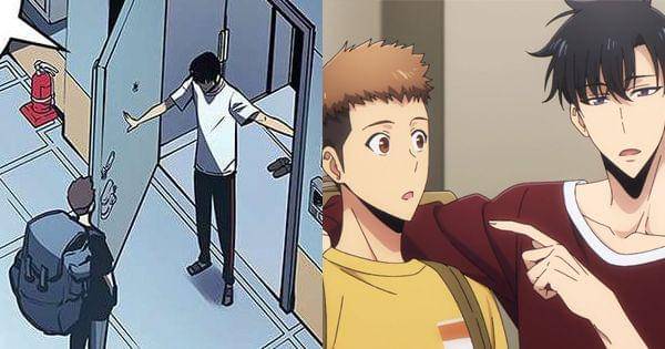 Perbedaan Jin-Woo saat menyambut Jinho ( Dok. A-1 Pictures/ Solo Leveling S2 ) ( DNC Media / Solo Leveling )