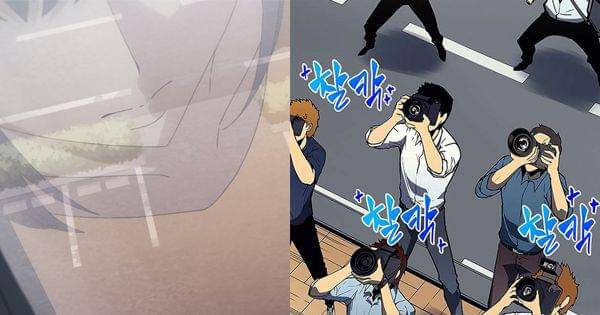 Kondisi para wartawan yang mengepung apartemen keluarga Sung ( Dok. A-1 Pictures/ Solo Leveling S2 ) ( DNC Media / Solo Leveling )