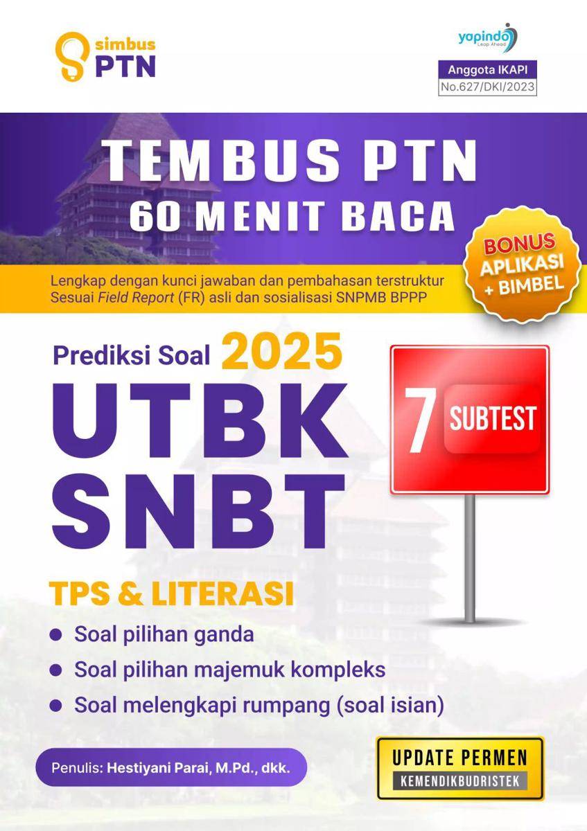 Prediksi Soal UTBK-SNBT Simbus PTN 2025/26 (yapindo.co.id)