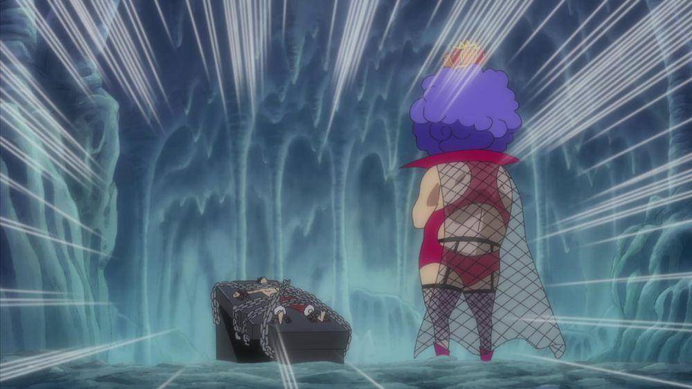 Luffy diobati Ivankov (dok. Toei Animation/One Piece)
