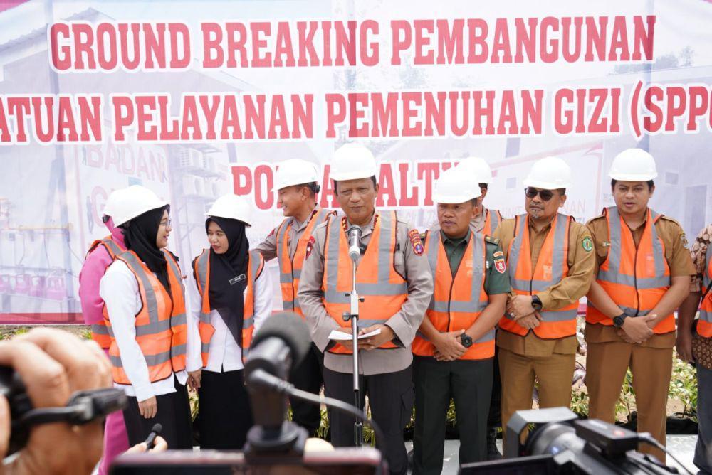 Kapolda Kaltim Resmikan Pembangunan Pusat Layanan Gizi untuk Pelajar