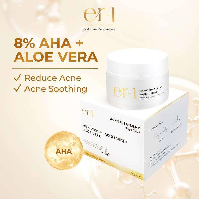 er-1 Acne Treatment Night Cream (blibli.com/er-1 by dr. Erna Purnamasari)
