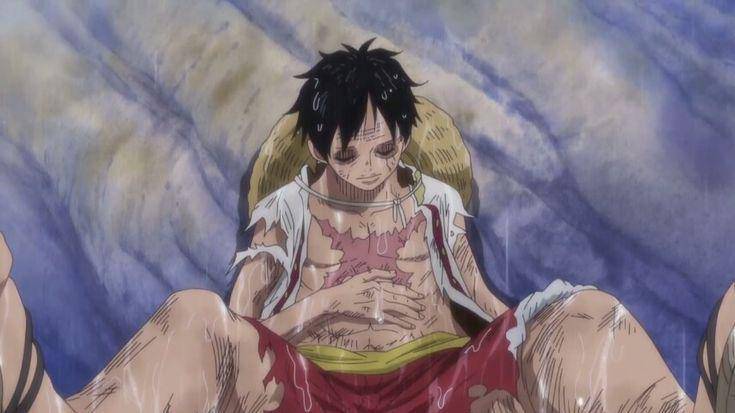 Luffy menunggu Sanji (dok. Toei Animation/One Piece)