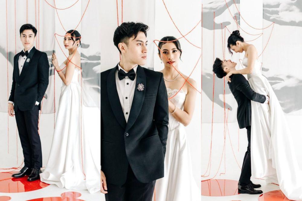 7 Inspirasi Foto Prewedding Sangun Ragahdo, Tema Red String Theory