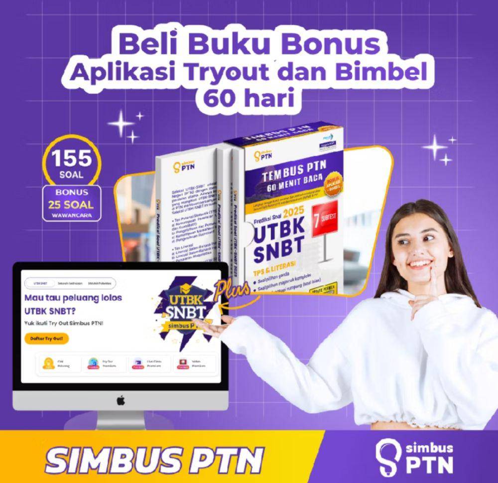 Buku SNBT Simbus PTN (shopee.com/Yapindo Official Store)