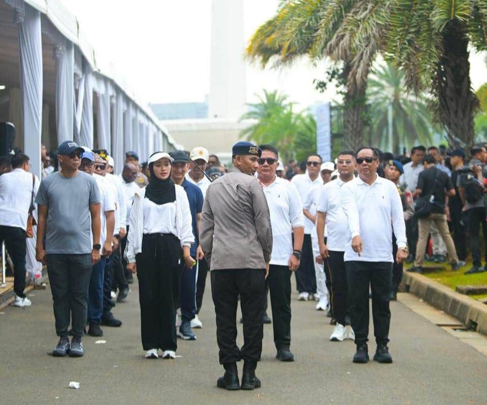 Gubernur dan Wagub Lampung terpilih Mirza-Jihan mengikuti gladi kotor pelantikan kepala daerah serentak 20 Februari 2025. (IDN Times/Istimewa).
