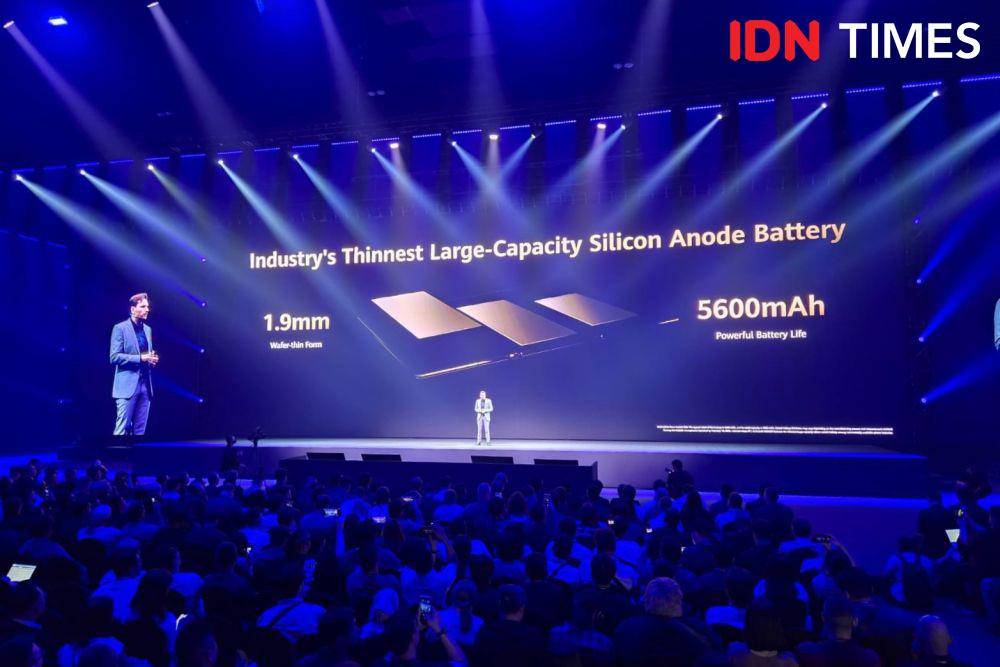 Huawei Mate XT Global Launch pada Selasa (18/2/2025). (IDN Times/Uni Lubis)
