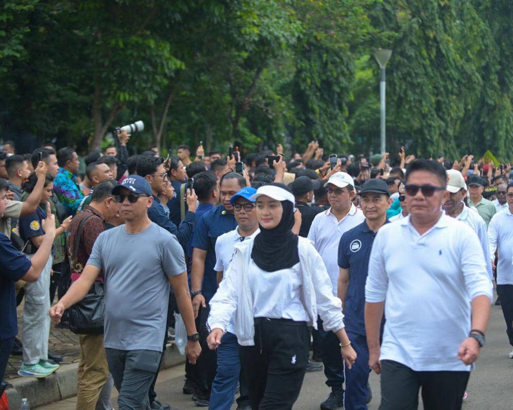 Gubernur dan Wagub Lampung terpilih Mirza-Jihan mengikuti gladi kotor pelantikan kepala daerah serentak 20 Februari 2025. (IDN Times/Istimewa).