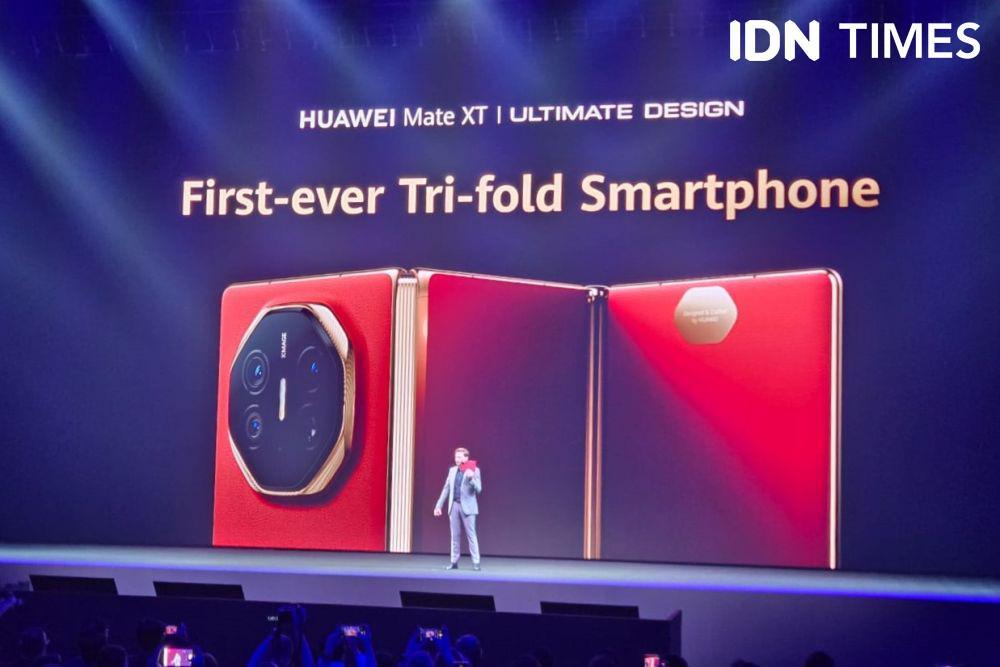 Huawei Luncurkan Ponsel  Mate XT Trifold Ultimate Design