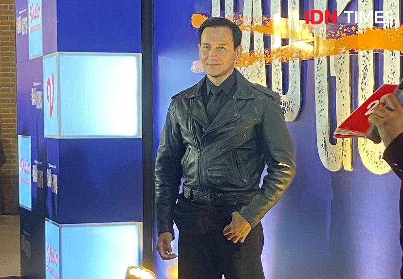 potret artis di blue carpet serial Bad Guys, Selasa (18/2/2025) di CGV Grand Indonesia, Jakarta (dok. IDN Times/Rani Asnurida)