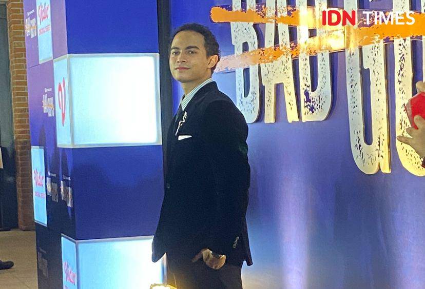 potret artis di blue carpet serial Bad Guys, Selasa (18/2/2025) di CGV Grand Indonesia, Jakarta (dok. IDN Times/Rani Asnurida)