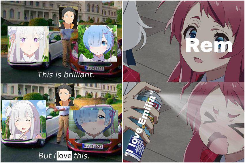 kolase potret meme kocak Emilia (reddit.com/user/MetroWolf | reddit.com/user/metroiddoincake)