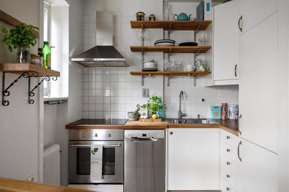 ilustrasi dapur dengan tanaman