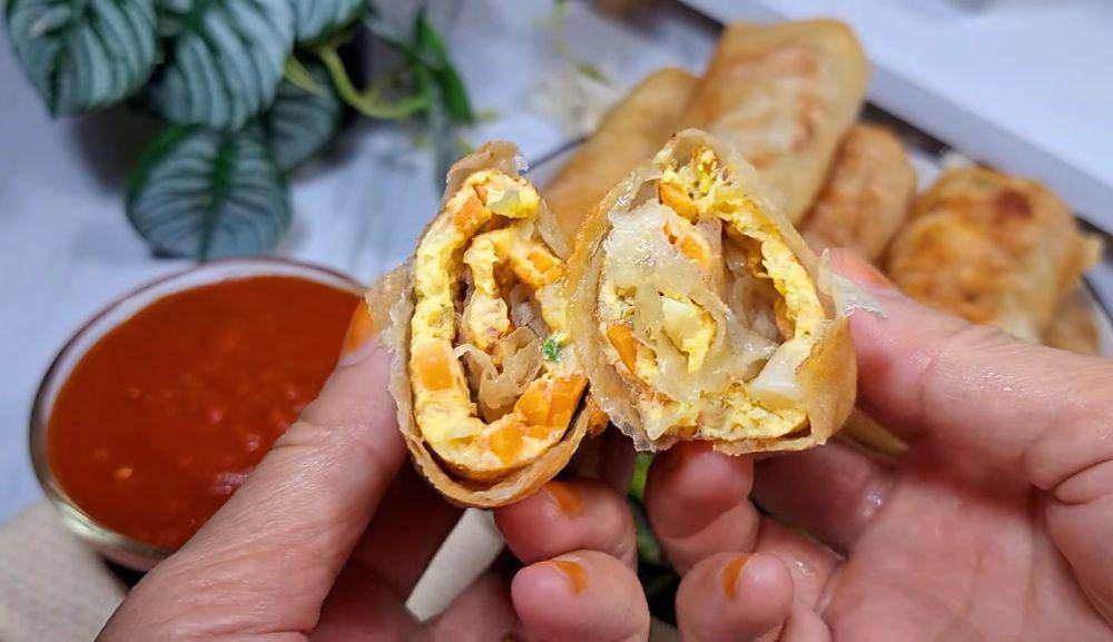 ilustrasi lumpia telur gulung (YouTube.com/Dapur Amma Hanun)