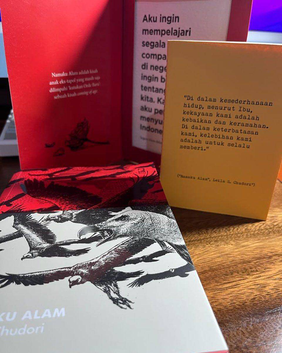 Novel Namaku Alam karya Leila S. Chudori (instagram.com/leilachudori)