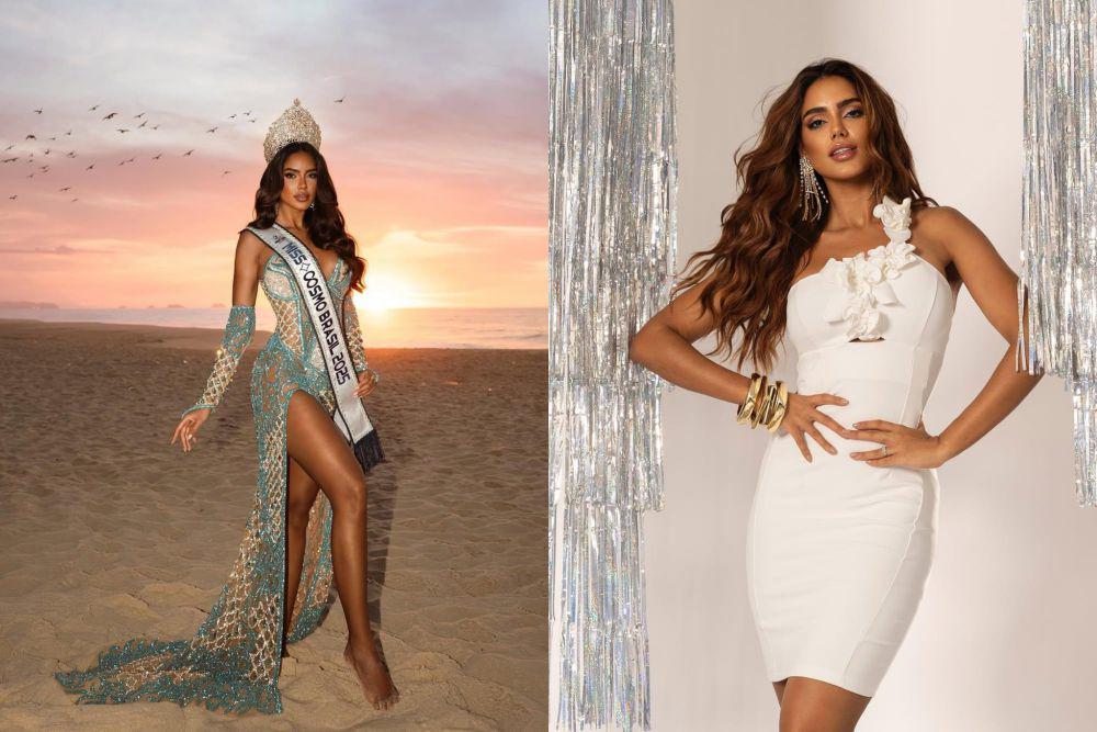 7 Potret Miss Cosmo Brazil 2025 Gabriela Borges, Strong Contender!