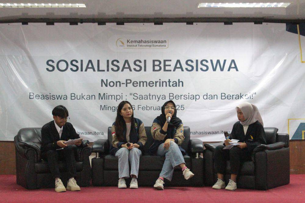 Itera menggelar sosialisasi bertajukBeasiswa Bukan Mimpi: Saatnya Bersiap dan Beraksi(Dok/itera.ac.id)