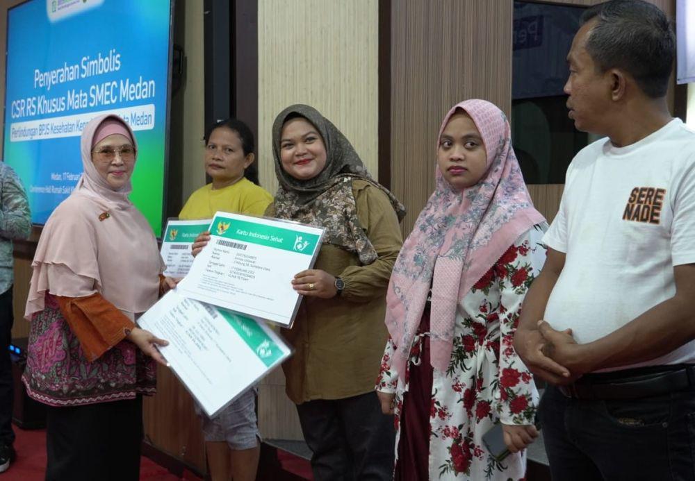 SMEC Medan Berikan Perlindungan BPJS Kesehatan pada 1.200 Warga