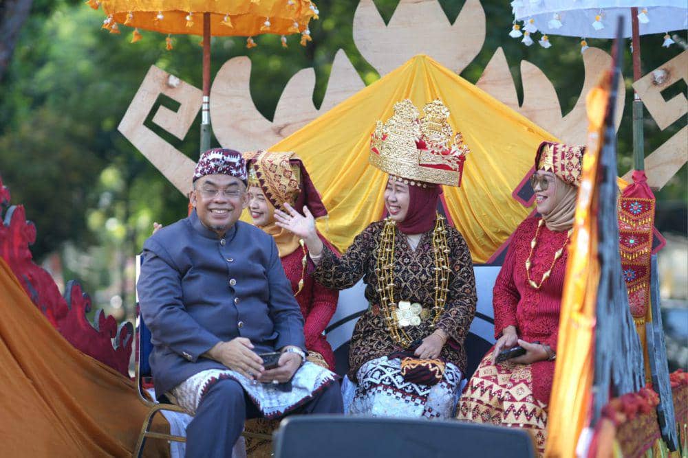 Karnaval Kebudayaan Lampung Meriahkan Dies Natalis FKIP Unila ke-57 (Dok/unila.ac.id)