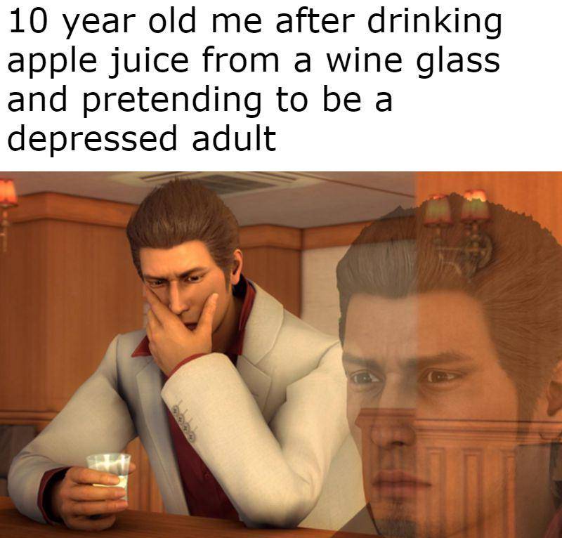 potret meme Kazuma Kiryu (reddit.com/r/memes)