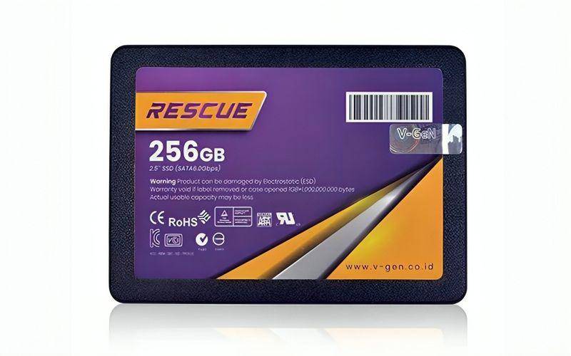 tampilan V-GeN SSD Rescue SATA III 256GB (v-gen.co.id)