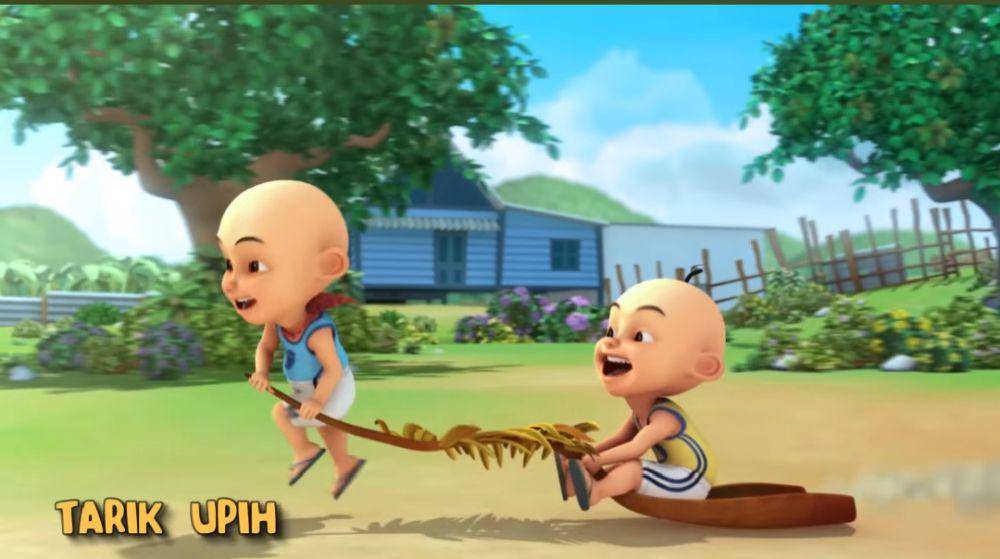 permainan tradisional di serial Upin dan Ipin (youtube.com/Les' Copaque Production)
