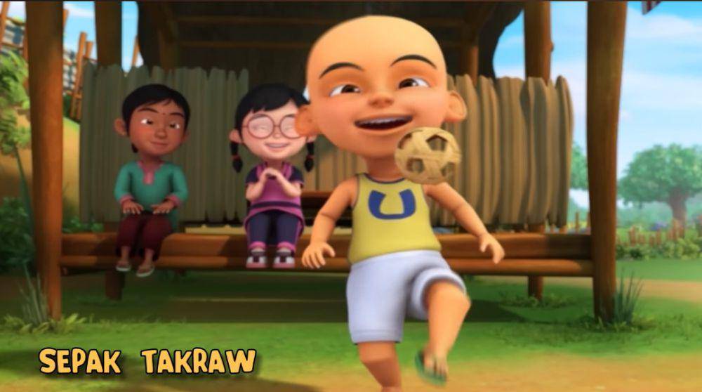 permainan tradisional di serial Upin dan Ipin (youtube.com/Les' Copaque Production)