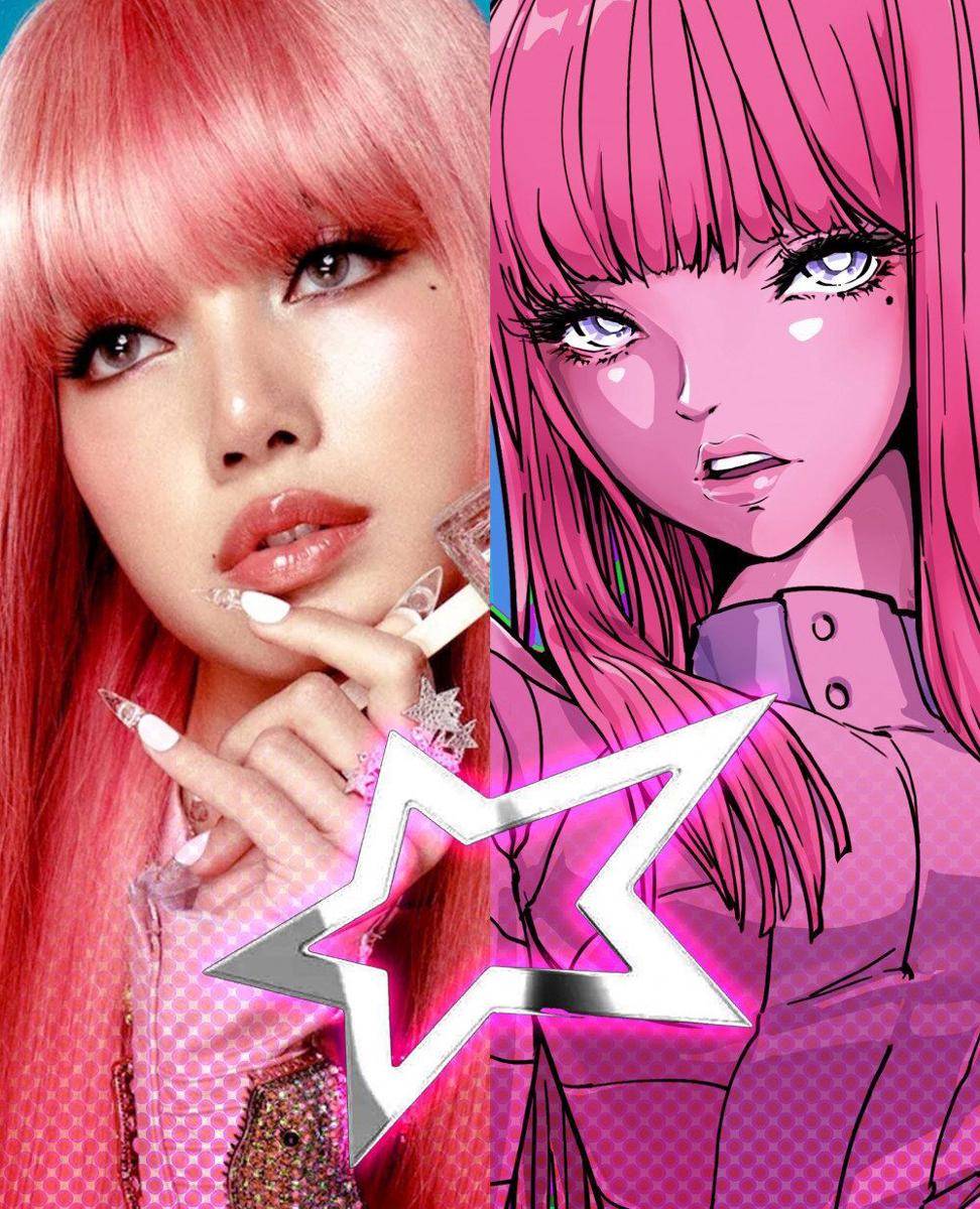 alter ego yang muncul di komik Lisa BLACKPINK (allkpop.com)
