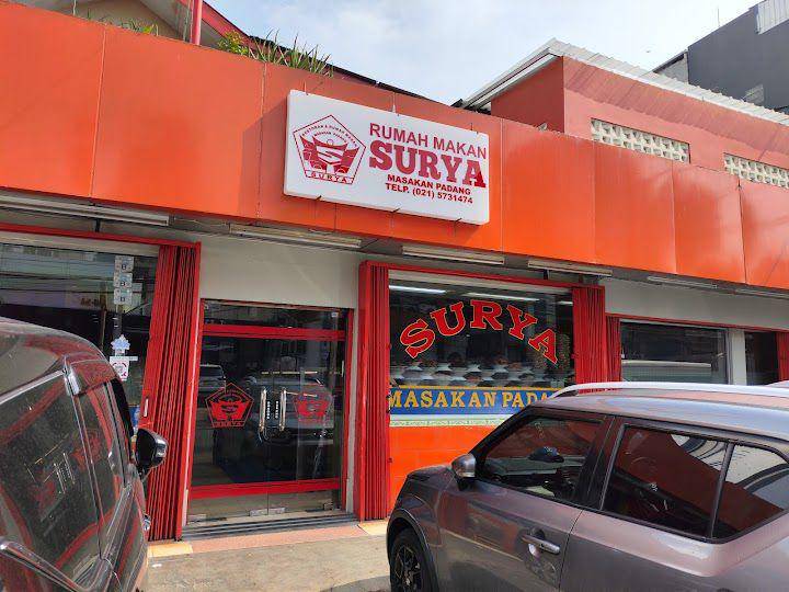 Rumah Makan Surya Masakan Padang, Jakarta (google.com/maps/Trio RM)