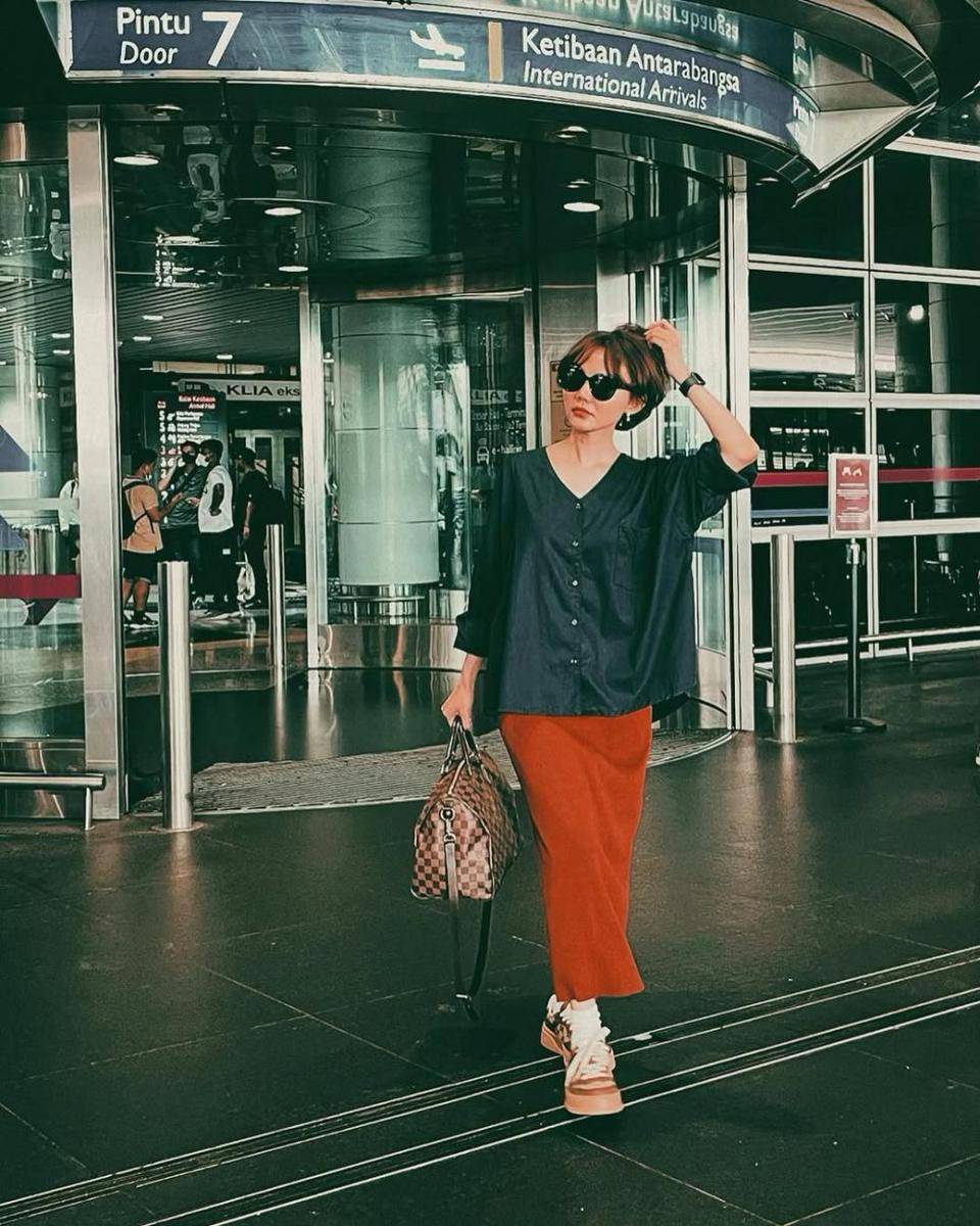 referensi casual outfit ala Rina Nose (instagram.com/rinanose16)
