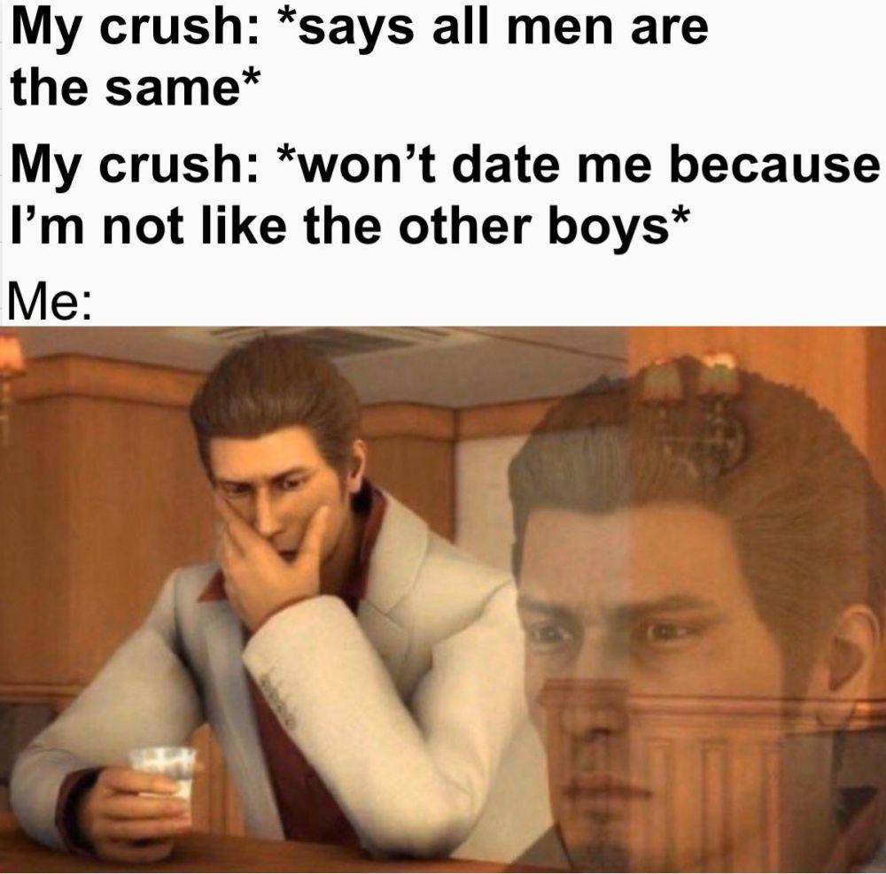 potret meme Kazuma Kiryu (reddit.com/user/organic_crystal_meth)