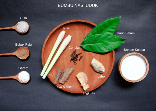 ilustrasi bumbu nasi uduk (commons.wikimedia.org/Windi Utari)