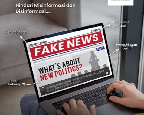 Ilustrasi misinformasi dan disinformasi (Dok. Forum Pemred)
