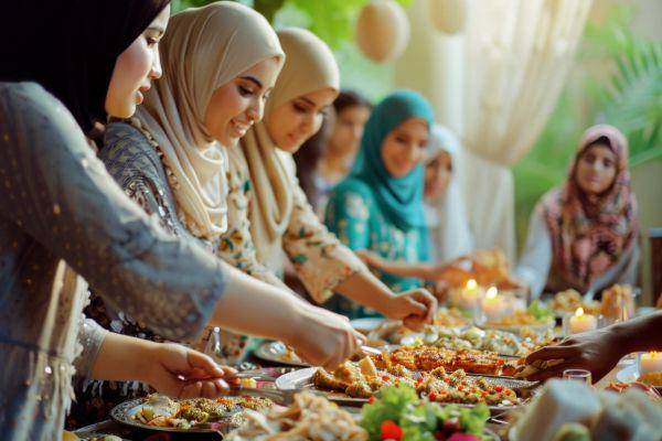 ilustrasi ide tema bukber atau buka Bersama puasa Ramadan (Freepik.com/freepik)
