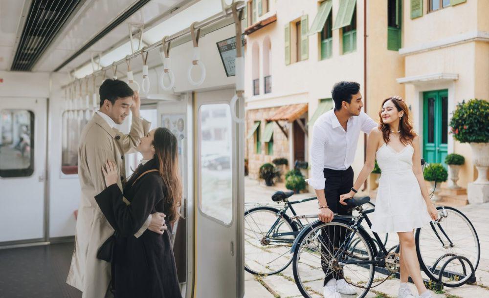 7 Ide Foto Prewed ala Salshabilla Adriani dan Ibrahim Risyad