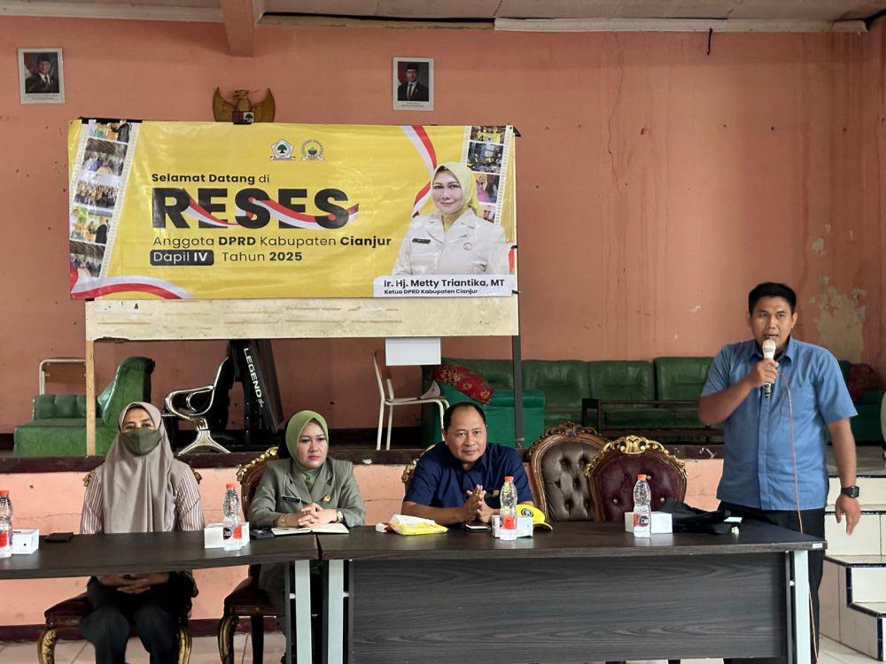 Reses, Ketua DPRD Cianjur Serap Aspirasi Warga di Enam Desa