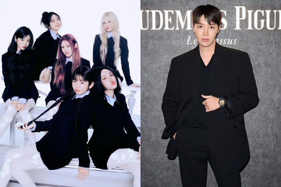 IVE dan J-Hope BTS (instagram.com/ivestarship | instagram.com/uarmyhope)