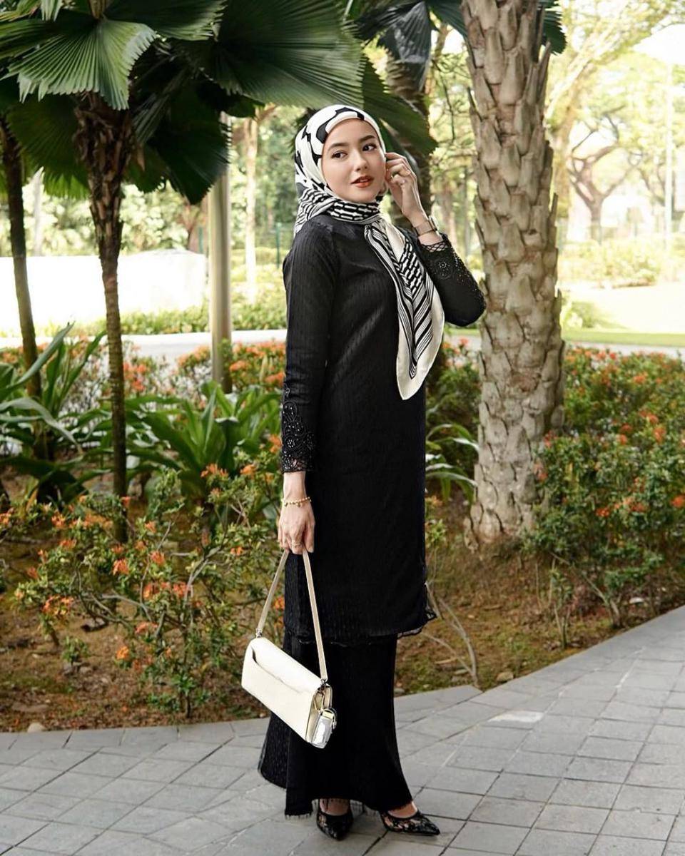 potret ide OOTD hijab untuk cewek mamba ala Hannah Delisha (instagram.com/hannahdelisha)