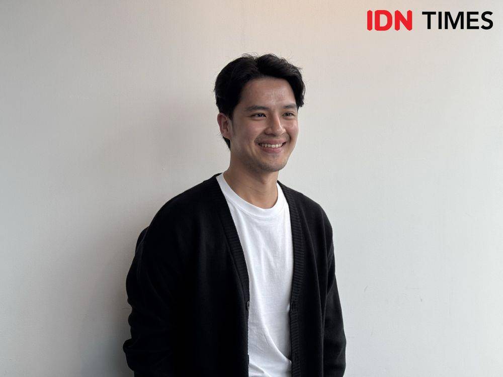Morgan Oey pada Rabu (19/2/2025) (IDN Times/Elizabeth Chiquita)