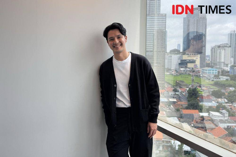 Morgan Oey pada Rabu (19/2/2025) (IDN Times/Elizabeth Chiquita)