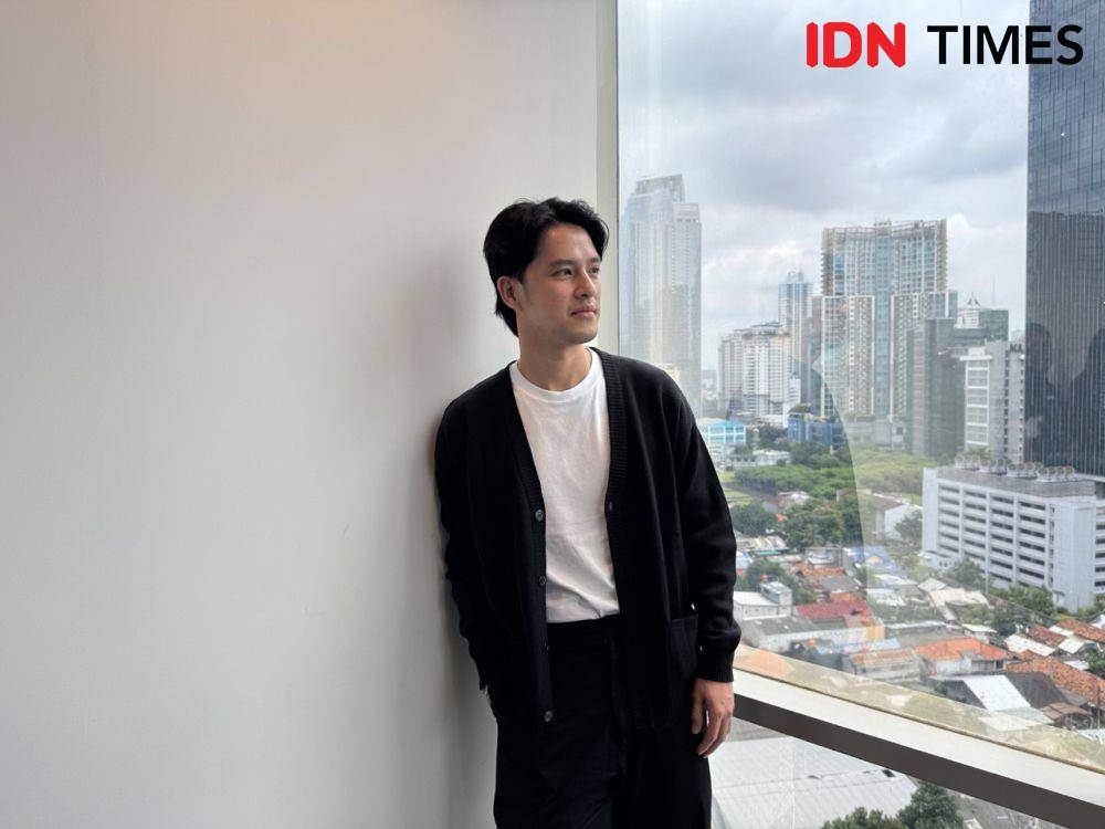 Morgan Oey pada Rabu (19/2/2025) (IDN Times/Elizabeth Chiquita)