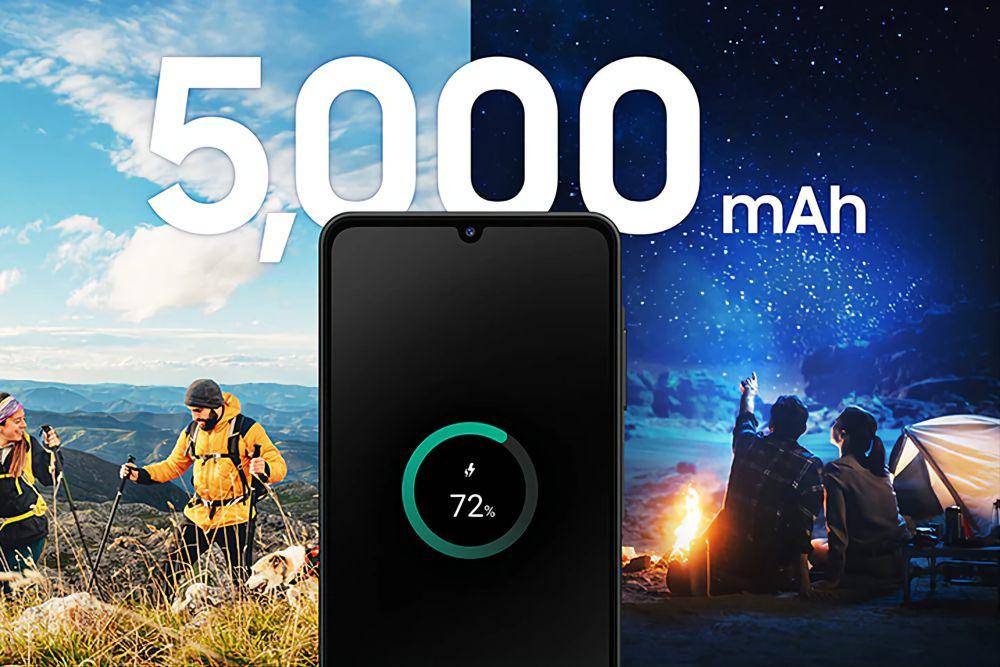 ilustrasi Samsung Galaxy A06 5G dengan baterai 5000 mAh (samsung.com)