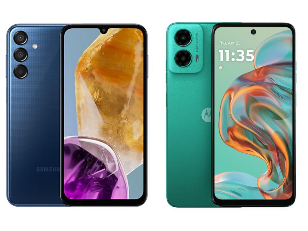 Duel HP 5G Terjangkau, Samsung Galaxy M15 5G vs Motorola Moto G45 5G