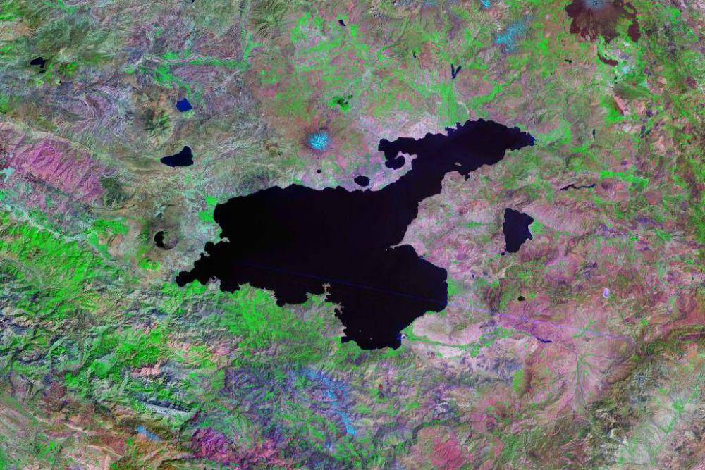 Danau Van dari citra satelit. (commons.wikimedia.org)