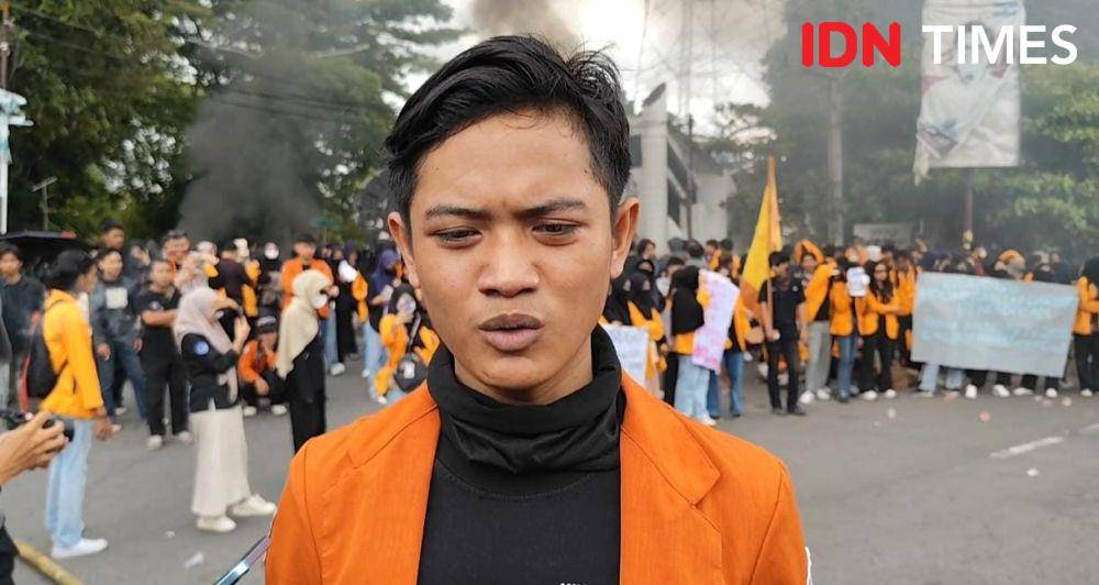 Presiden BEM FIS-H UNM, Fikran Prawira. Rabu (19/2/2025). IDN Times/Darsil Yahya
